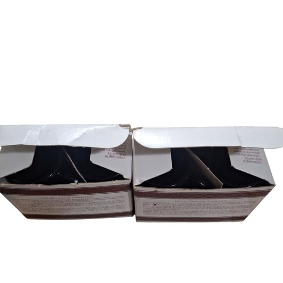 VTG Avon 1876 Cape Cod Collection Ruby Red Footed Pedestal Mugs Set Of 4 NOB - Picture 9 of 11